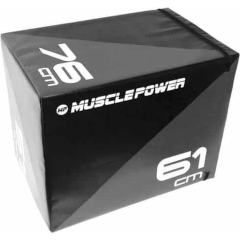 Muscle Power Soft Plyo Box - Zwart