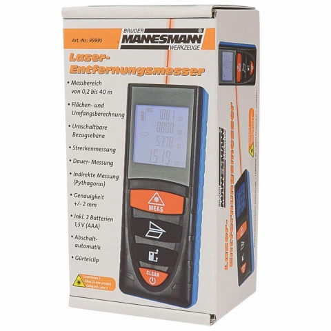 MANNESMANN afstandmeter met laser