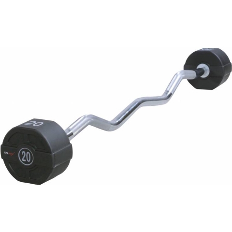 Lifemaxx PU EZ Curl Halterstang 15 kg