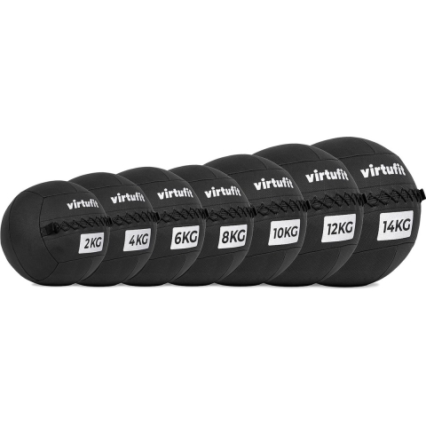 VirtuFit Wall Ball Pro Set - 2, 4, 6, 8, 10, 12, 14 kg