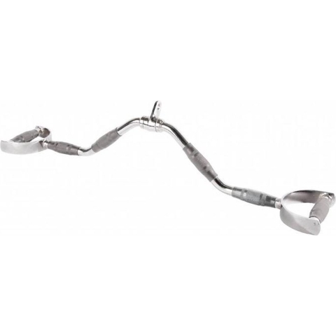 Lifemaxx Pro Angled Lat Bar - Zwart
