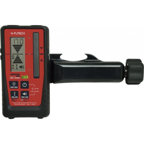 FUTECH Quattro MM Laserontvanger - Rood/groen - 75m -200m