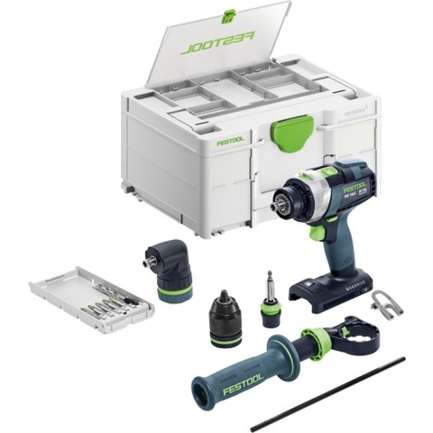 Festool TPC 18/4 I-Basic-Set 18V Li-Ion Accu Klopboormachine Body Incl. Accessoires In Systainer - 75Nm