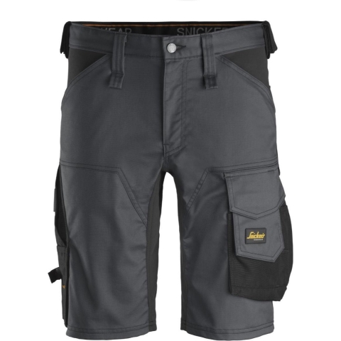 Snickers 6143 AllroundWork Stretch Korte Broek - Staal Grijs - Maat 050