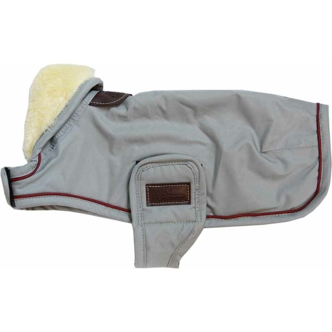 Kentucky - 160g Waterproof Hondenjas - Dusty Blue - XXL - 76 cm