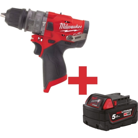 Milwaukee M12 FPDX-0 12V Li-Ion Accu Boor-/schroefmachine Body - Koolborstelloos