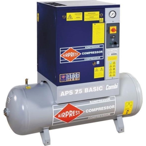 AIRPRESS 400V schroefcompressor combi APS 7.5 basic