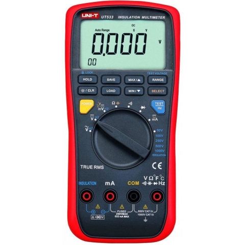 UNI-T UT533 Isolatieweerstand Multimeter