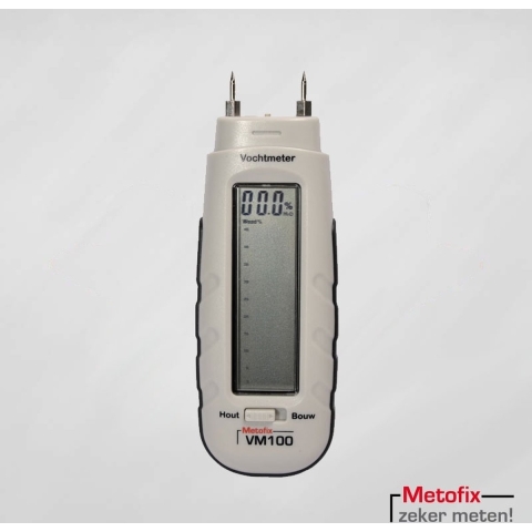 Levelfix VM100 Vochtmeter Voor Hout En (zachte) Bouwmaterialen