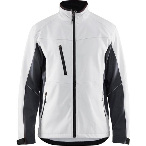 Blåkläder 4950 Softshell Jack - Wit/Donkergrijs - XXL