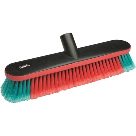 Vikan 40cm ovale autowasborstel met watertoevoer