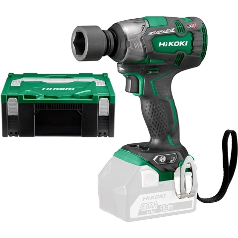 HiKOKI WR18DBDL2W2Z 18V Li-Ion Accu Li-Ion Slagmoersleutel Body In HSC - 305Nm - 1/2"- Koolborstelloos
