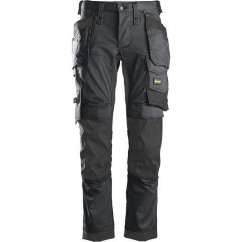 Snickers 6241 AllroundWork Stretch Werkbroek Met Holsterzakken - Staal Grijs - Maat 054
