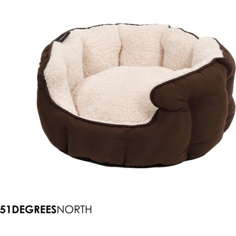 51 Degrees North Sheep Hondenmand - Beige & Bruin - L