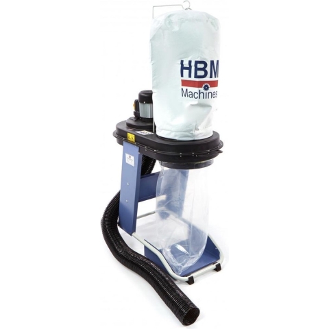 HBM 550 Watt stofafzuiginstallatie met slang en adapters