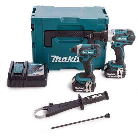 Makita DLX2145MJ 18V Li-Ion Accu Combiset In Mbox (2x 4,0Ah Accu)