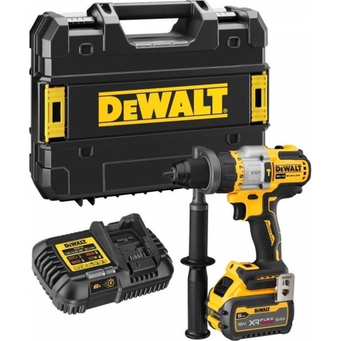 DeWALT DCD999T1-QW 18V Li-ion FlexVolt Accu Klopboor/schroefmachine Set (1x 6.0Ah) In TSTAK Koffer