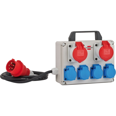 Brennenstuhl 1153650 Mini Stroomverdeler H07RN-F 5G1,5. - 2m
