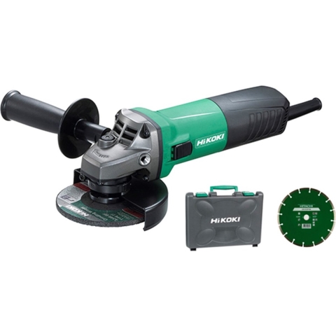 HiKOKI G13SN2Y3Z Haakse Slijper Incl. Diamantzaagblad In Koffer - 900W - 125mm