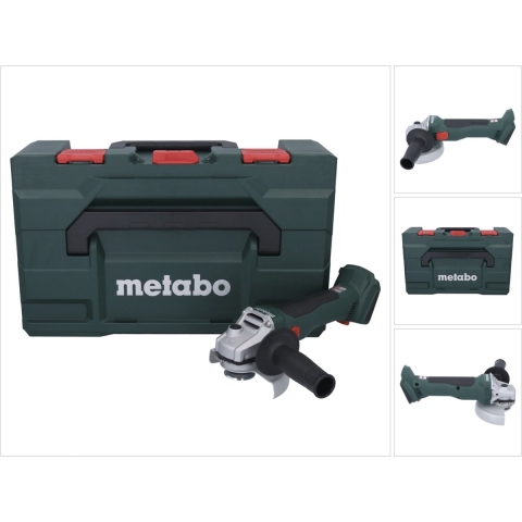 Metabo W 18 L BL 9-125 18V Li-Ion Accu Haakse Slijper Body In Metabox - 125mm