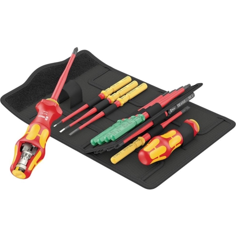 Wera 05006640001 16-delig Kraftform Kompakt Turbo I 1 Tool Finder Schroevendraaierset