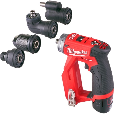 Milwaukee M12 FDDXKIT-202X 12V Li-Ion Accu Boor-/schroefmachine Set (2x 2.0Ah Accu) In HD-Box - 34Nm