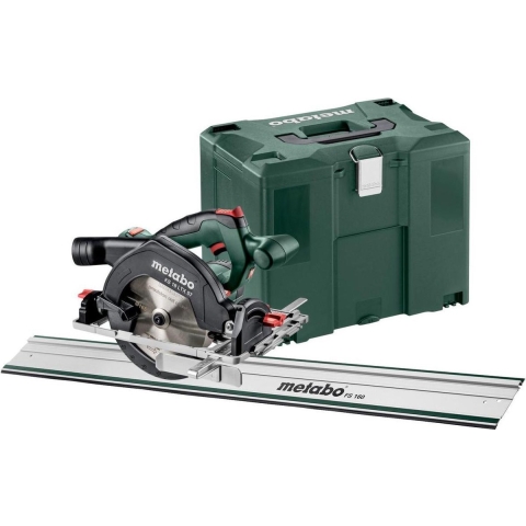 Metabo KS 18 LTX 57 SET 18V Li-Ion Accu Cirkelzaag In MetaBOX Met Geleiderail FS 160 - 57mm