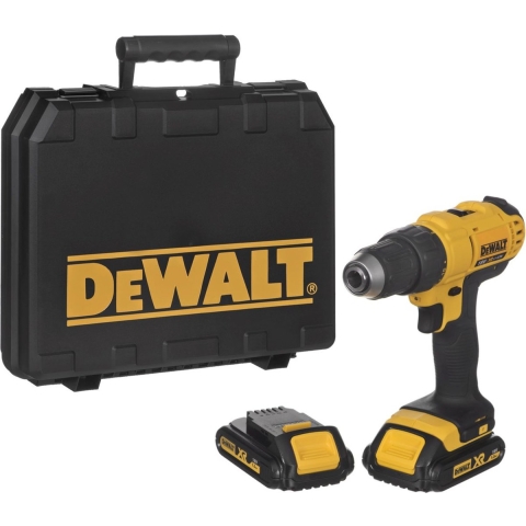 DeWALT DCD771C2 18V Li-Ion Accu Boor-/schroefmachine Set (2x 1.3Ah Accu) In Koffer