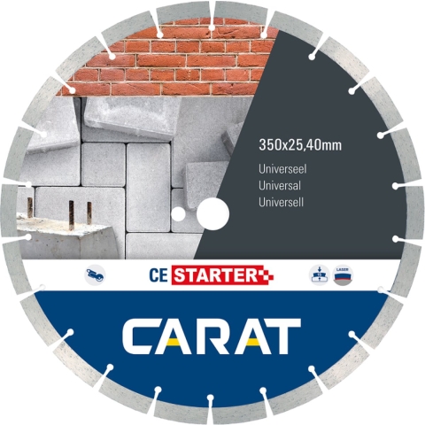 Carat CES3504200 Diamantzaagblad - 350 X 25,40/20mm - Universeel
