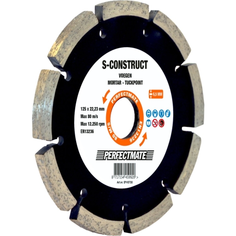 Perfectmate EPV0730 Voegenfrees Diamant - 125 X 6,5 X 22,23mm