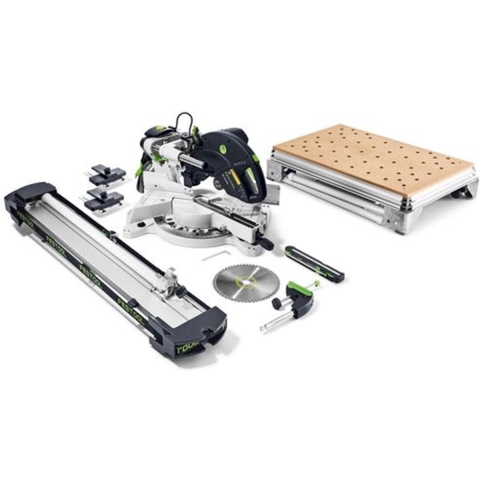 Festool KS 120 REB-Set-MFT KAPEX Afkortzaag Incl. Multifunctionele Tafel - 1600W - 260mm