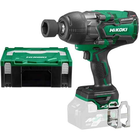 HiKOKI WR36DBW2Z 36V MultiVolt Li-Ion Accu Slagmoersleutel Body In HSC - 1130Nm - 1/2"- Koolborstelloos