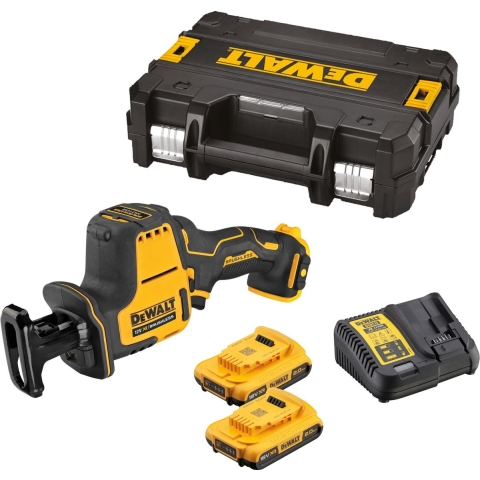DeWALT DCS312D2-QW 12V Li-ion XR Accu Compacte Reciprozaag Set (2x 2.0Ah) In TSTAK Koffer