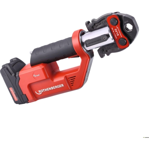 Rothenberger Romax Compact TT 18V Li-ion Accuperstang Set (1x 2.0Ah Accu) Incl. SV15-22-28 Persbekken In Koffer