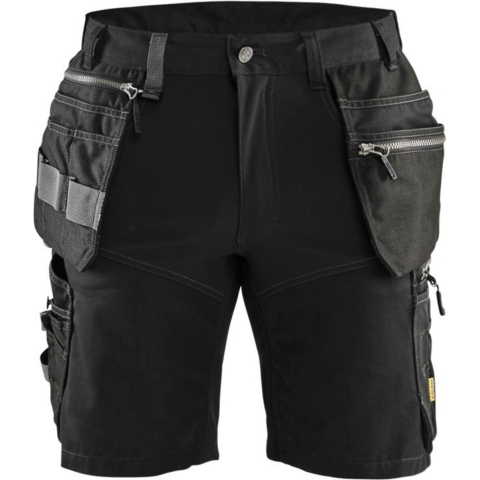 Blåkläder 1598 Werkbroek Kort Met Stretch - Zwart - 50 (M)