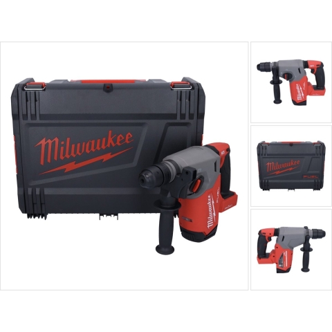 Milwaukee M18 ONEFHX-0X 18V Li-ion Accu SDS-plus Boorhamer Body Met ONE-KEY Systeem In HD Box