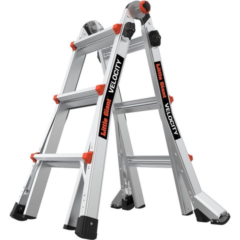 Little Jumbo 48414100 Little Giant Velocity Telescoopladder - 4 X 3 Treden