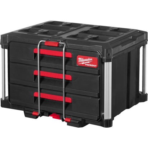 Milwaukee 4932472130 Packout Gereedschapskoffer Met 3 Lades