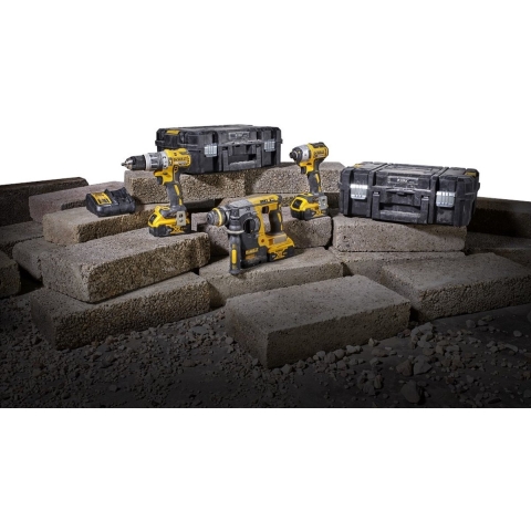 DeWALT DCK368P3T 18V Li-Ion Accu 3 Delige Combiset (3x 5.0Ah Accu) In TSTAK