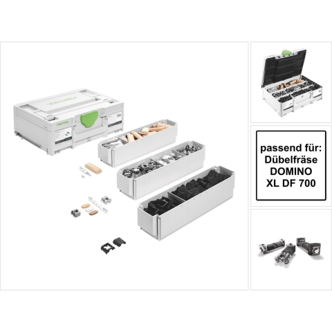 Festool SV-SYS D14 DOMINO Verbindingsassortiment In Systainer