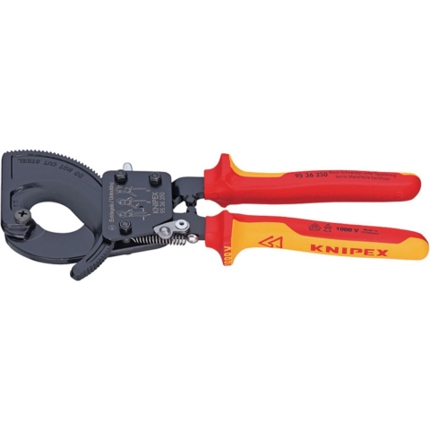 Knipex 9536250 Kabelschaar Ratelprincipe - 250mm