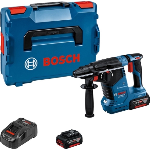 Bosch GBH 18V-24 C 18V Li-ion Accu Boorhamer Set (2x 5.0Ah) In L-Boxx - 2,4J - 30mm