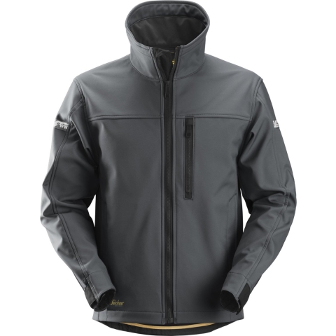 Snickers 1200 Softshell Jack AllroundWork - Staal Grijs - Maat M