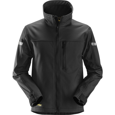 Snickers 1200 Softshell Jack AllroundWork - Zwart - Maat M