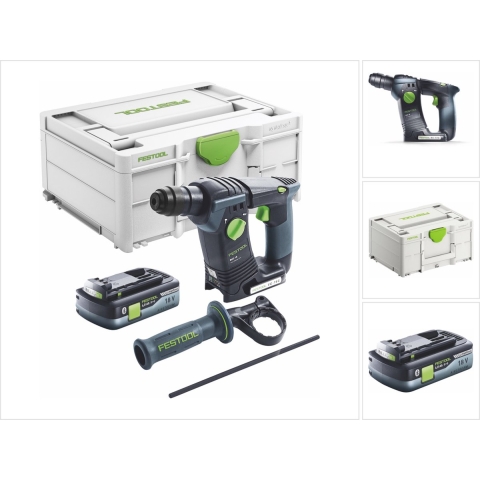 Festool BHC 18-Basic 18V Li-Ion Accu Boorhamer In Systainer - Met 4.0Ah Accu
