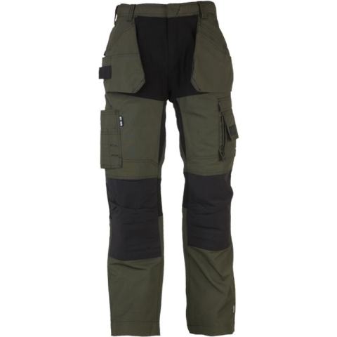 Herock Spector Werkbroek - Donker Kaki/Zwart - Maat 58 - Experts
