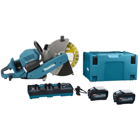 Makita CE002GT202X XGT 2x40 V Max Li-ion Accu Doorslijper Set (2x 5,0Ah) In Doos/Mbox - 355mm