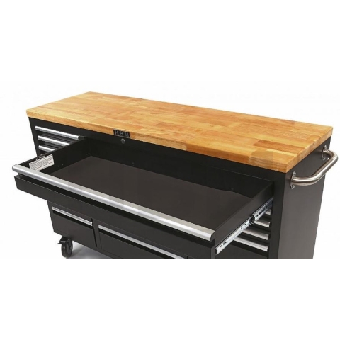 Gereedschapswagen / werkbank met houten werkblad