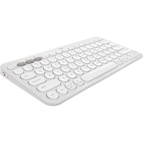 Logitech Pebble Keys 2 K380s Bluetooth-toetsenbord Voor Meerdere Apparaten - Wit