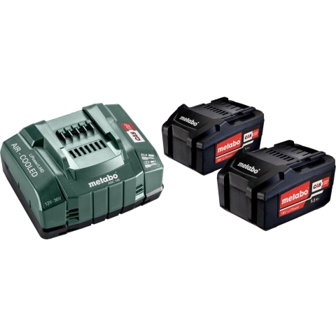 Metabo 685051000 18V Li-Ion Accu Starterset (2x 5.2Ah) + Lader